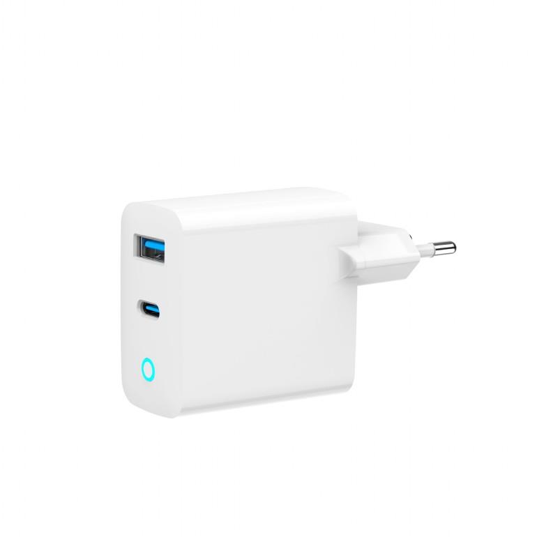 GEMBIRD 2-port 30W GaN USB fast charger iekārtas lādētājs