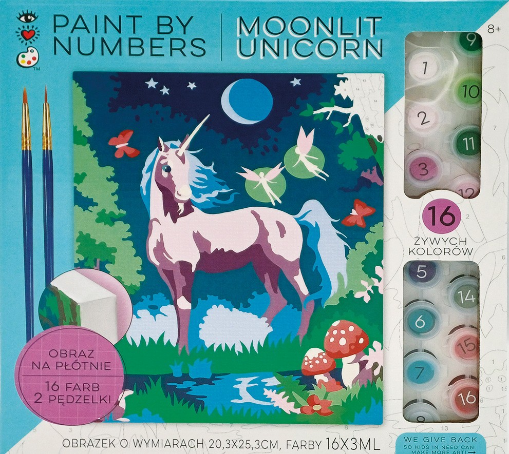 Painting by numbers Unicorn galda spēle