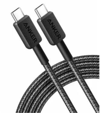 CABLE USB-C TO USB-C 0.9M/310 BLACK A81D5H11 ANKER USB kabelis