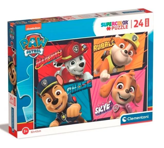 Puzzle 24 elements Super Color Paw Patrol puzle, puzzle