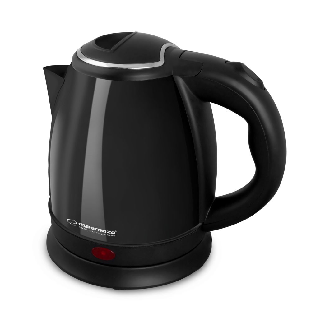 Esperanza EKK128K Electric kettle 1 L Black 1350W Elektriskā Tējkanna