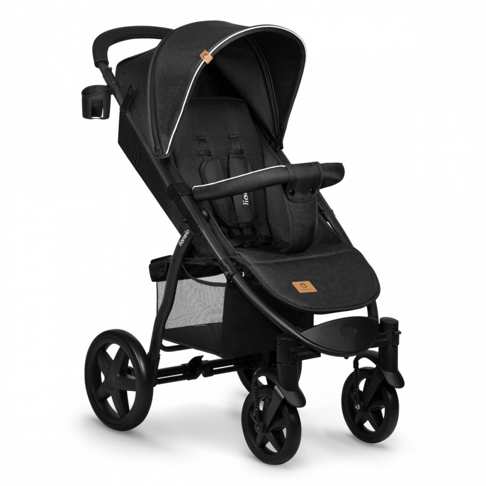 Lionelo Annet Plus Black Carbon - stroller LO-ANNET PLUS BLACK CARB (5903771700979) bērnu ratiņi