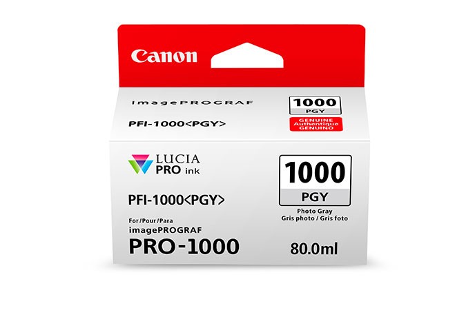 CANON PFI-1000PHOTO GREY NON-BLISTER 0553C001 kārtridžs