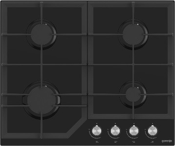 Gas hob on glass GT641KB 738872 (3838782524127) plīts virsma