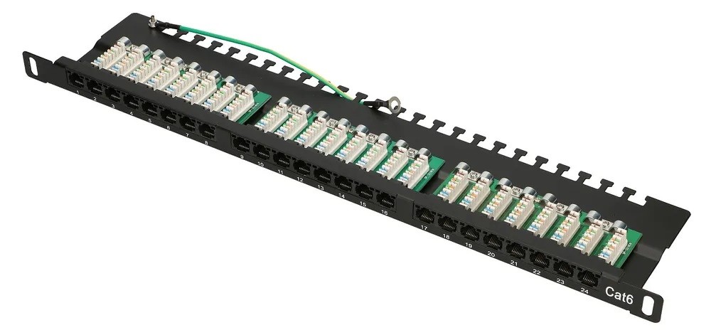 EXTRALINK 24port CAT6 UTP Patch panel datortīklu aksesuārs