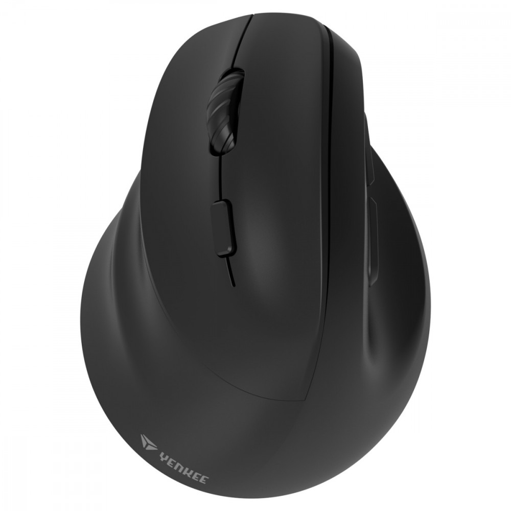 Ergonomic left-handed wireless mouse, Dual WL+BT battery Datora pele