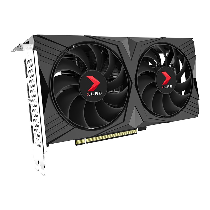 PNY GeForce RTX 4060 XLR8 Gaming VERTO Dual Fan Edition OC 8GB DLSS 3 video karte