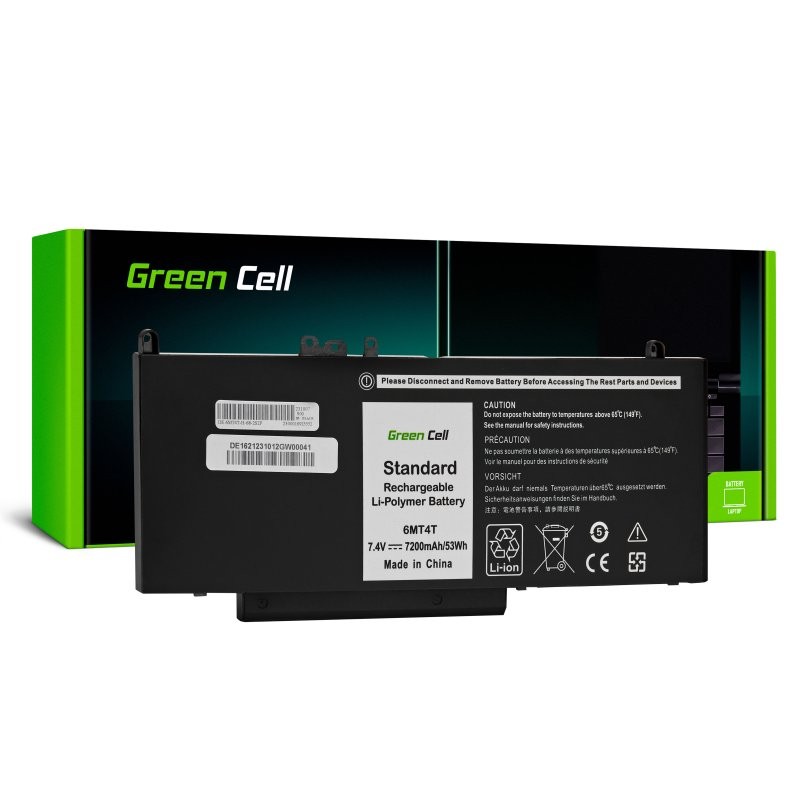 Green Cell Battery 6MT4T 07V69Y for Dell Latitude E5270 E5470 E5570 akumulators, baterija portatīvajiem datoriem