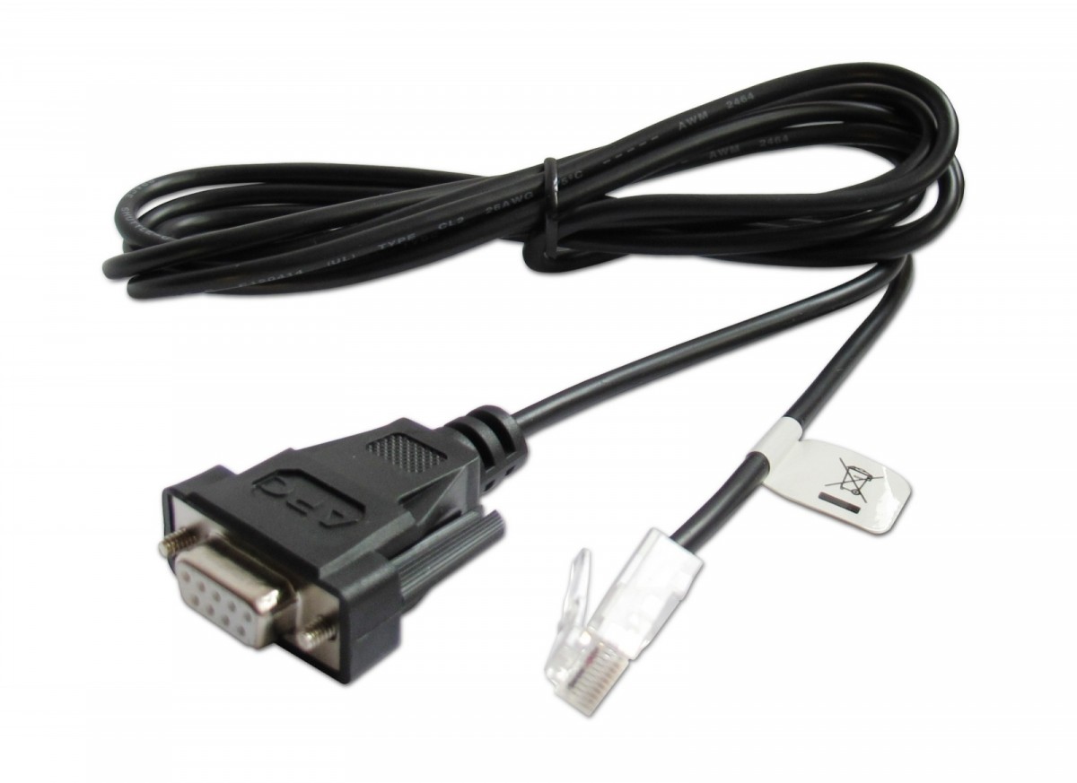  APC Communications Cable Smart Signalling 6'/2m - DB9 to RJ45 (AP940-0625A) UPS aksesuāri