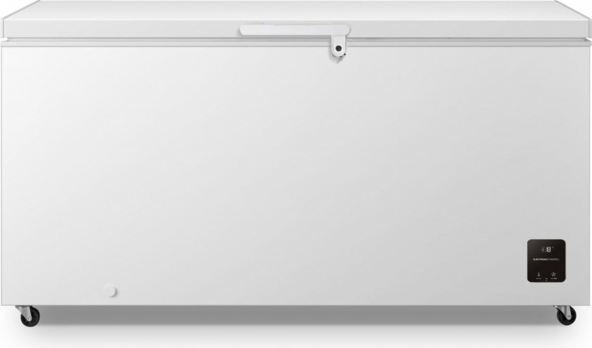 Gorenje FH50EAW Freezer, E, Chest, Free standing, Net capacity 500 L, White Horizontālā saldētava