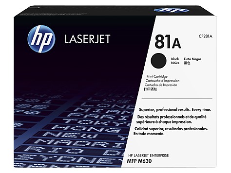 HP Toner black HP81A=CF281A  10500 pages toneris