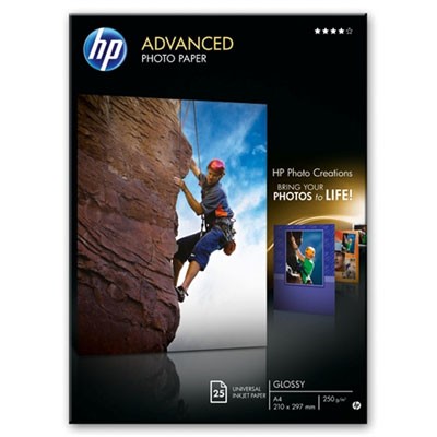 Papier Advanced foto Blyszczcy 250g A4 25arkuszy Q5456A Q5456A (882780349551) papīrs