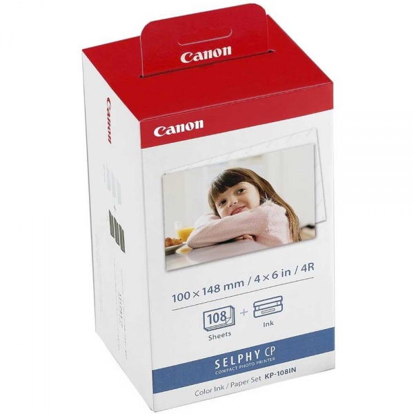 Canon KP108IN Paper Set | 100x148mm | 3x36sheets | CP100/200/220 kārtridžs