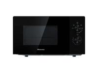 Hisense H20MOBP1 microwave Countertop Solo microwave 20 L 700 W Black 3838782611438 Mikroviļņu krāsns