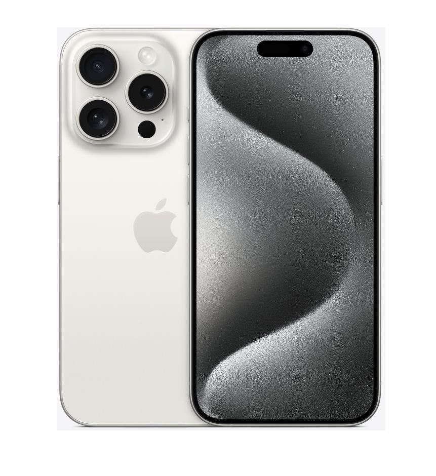Apple iPhone 15 Pro 256GB White Titanium (MTV43) Mobilais Telefons