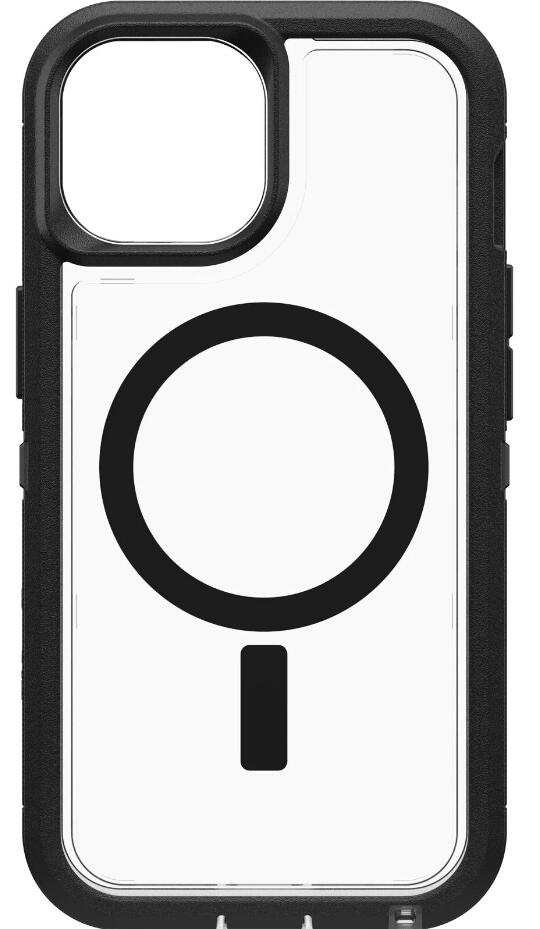 OtterBox Defender XT für iPhone15 Pro Max Dark Side transparent schwarz