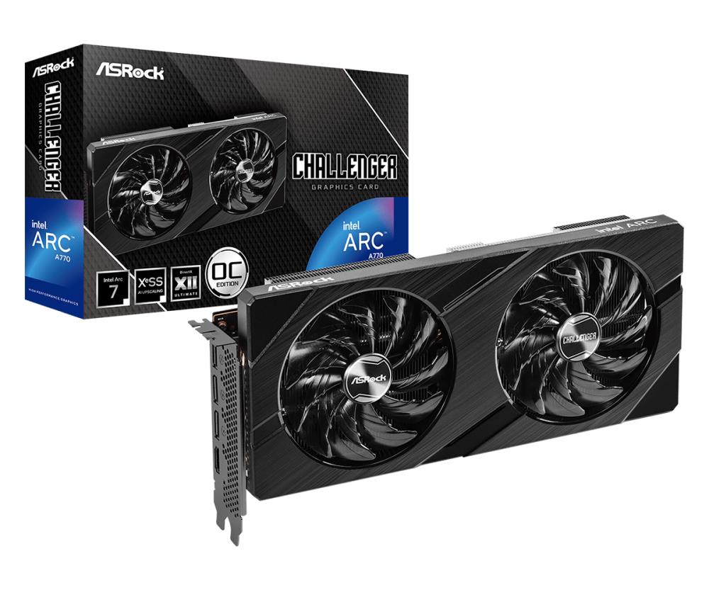 Graphics Card|ASROCK|Intel Arc A770|16 GB|GDDR6|256 bit|PCIE 4.0 16x|GPU 2150 MHz|1xHDMI|3xDisplayPort|A770CL16GO video karte