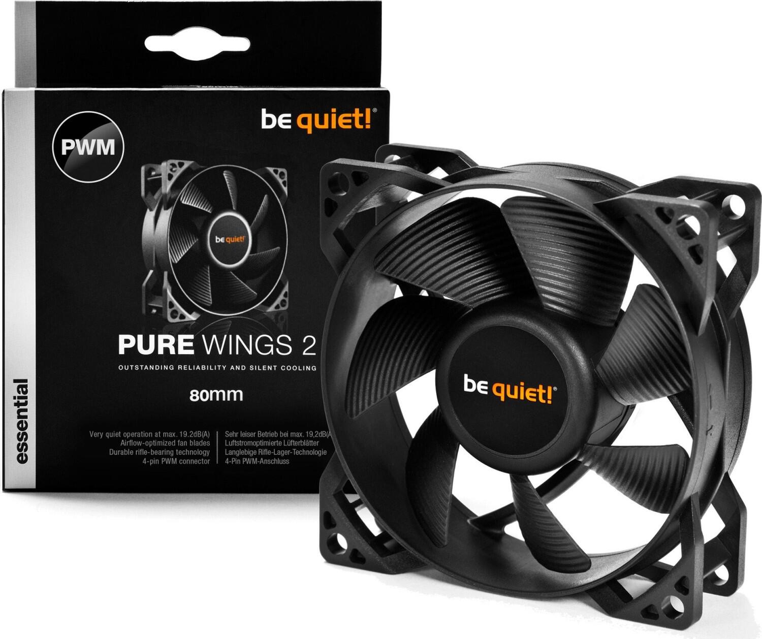 be quiet  Pure Wings 2 80mm PWM fan, 18,2 dBA ventilators