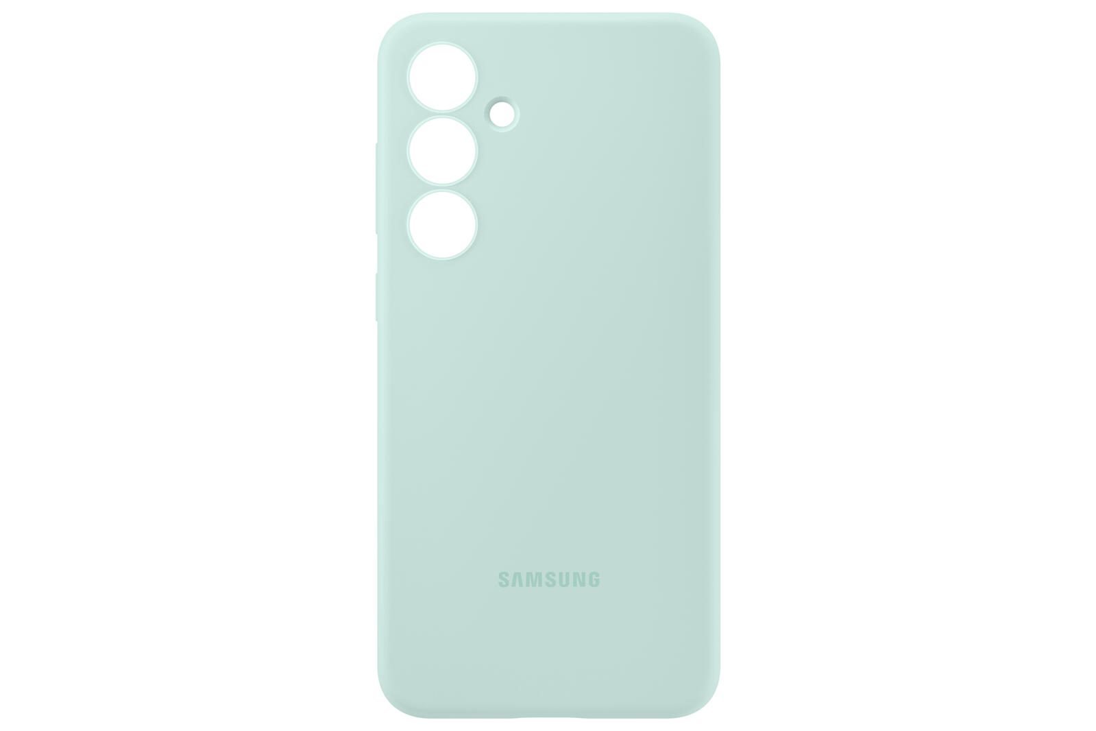 Samsung Silicone Case fur Galaxy S24 FE (Mint) EF-PS721CMEGWW (8806095769479) aksesuārs mobilajiem telefoniem