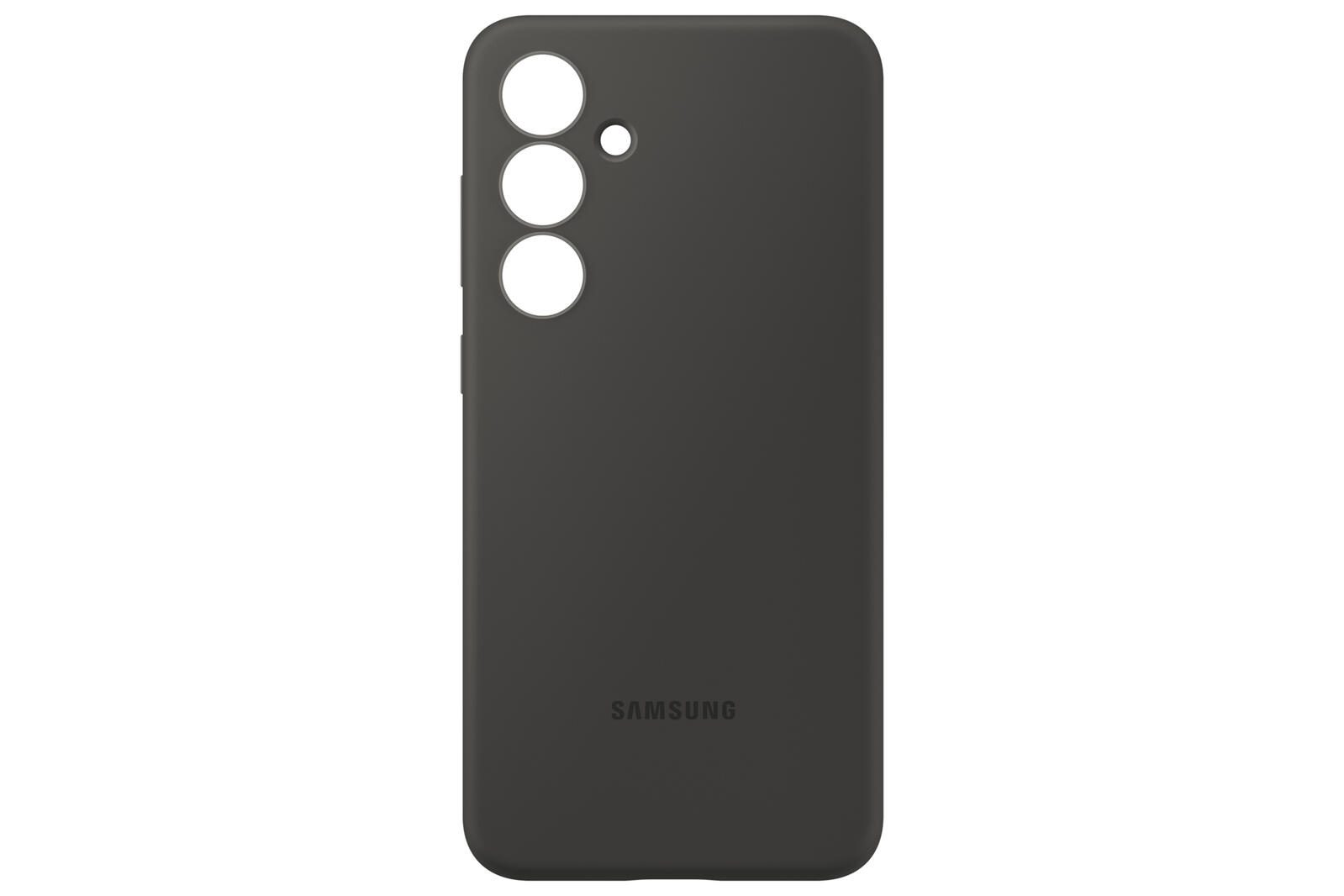 Samsung Silicone Case fur Galaxy S24 FE (Black) EF-PS721CBEGWW (8806095769493) aksesuārs mobilajiem telefoniem