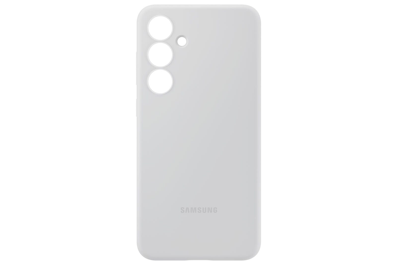 Samsung Silicone Case fur Galaxy S24 FE (Gray) EF-PS721CJEGWW (8806095769486) aksesuārs mobilajiem telefoniem