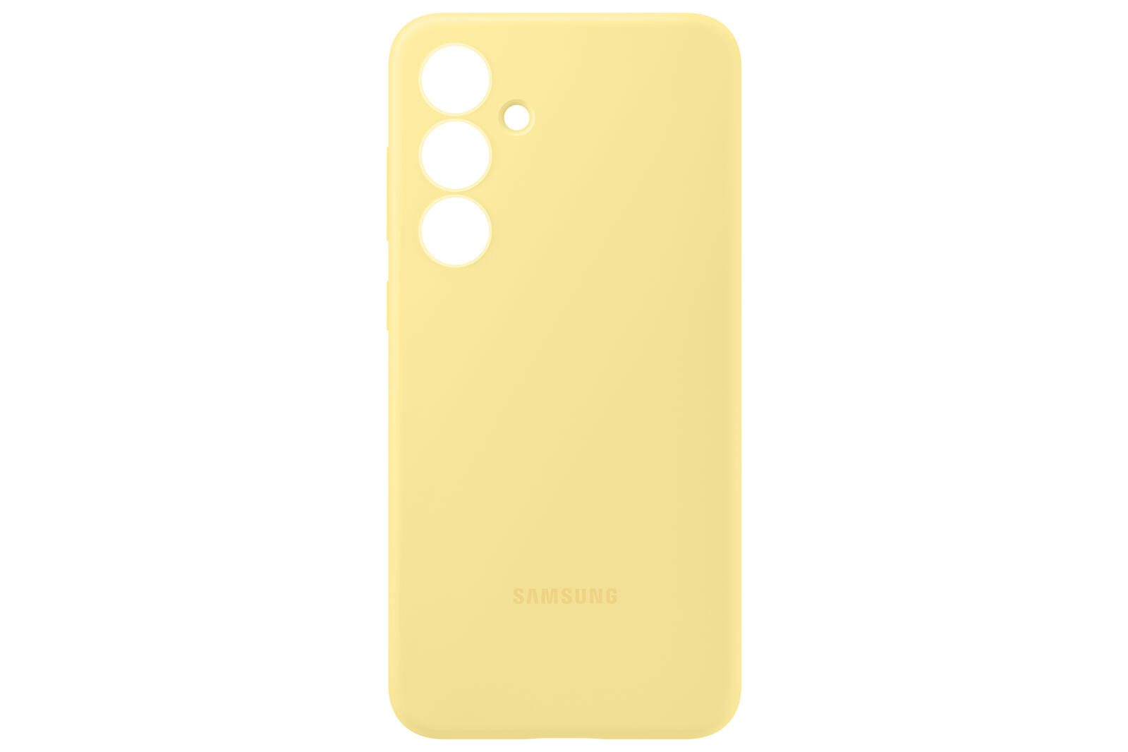 Samsung Silicone Case fur Galaxy S24 FE (Yellow ) EF-PS721CYEGWW (8806095769462) aksesuārs mobilajiem telefoniem