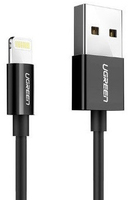 UGREEN Lightning To USB-A 2.0 Cable 1m black kabelis, vads