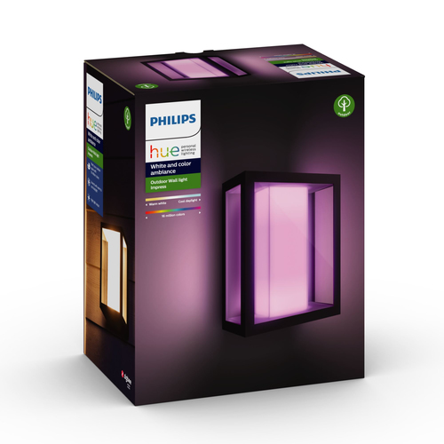 Philips Philips Hue Impress LED Sconce wide black