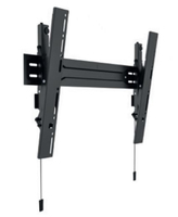 HAGOR BL Superslim Tilt 600 - mounting kit - for flat panel - black publiskie, komerciālie info ekrāni