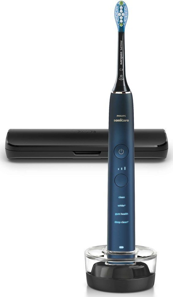 Philips Sonicare DiamondClean HX9911/88 electric toothbrush Adult Sonic toothbrush Black, Blue mutes higiēnai