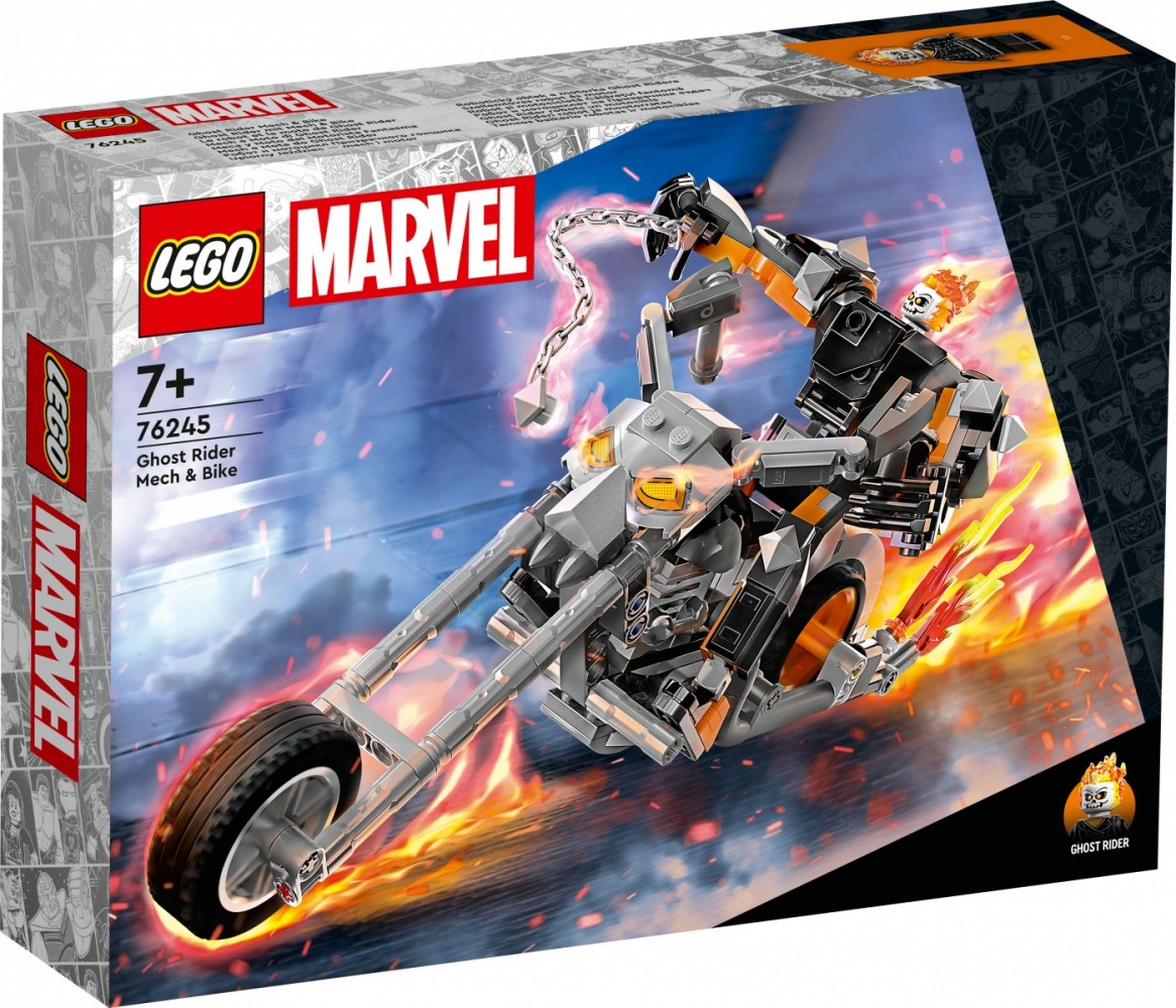 Lego Super Heroes 76245 Ghost Rider Mech and Bike LEGO konstruktors