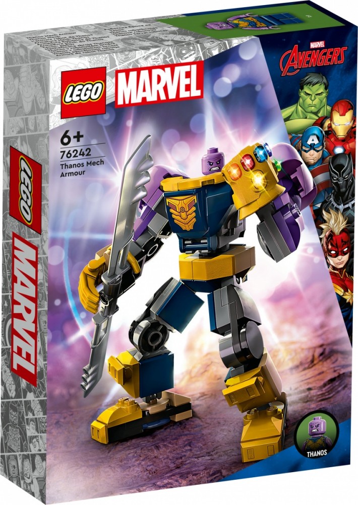 LEGO Bricks Super Heroes 76242 Thanos Mech Armor LEGO konstruktors