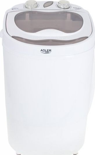 Adler Mini veļas mašīna AD 8055 Top loading, Washing capacity 3 kg, Depth 37 cm, Width 36 cm, White 5902934835749