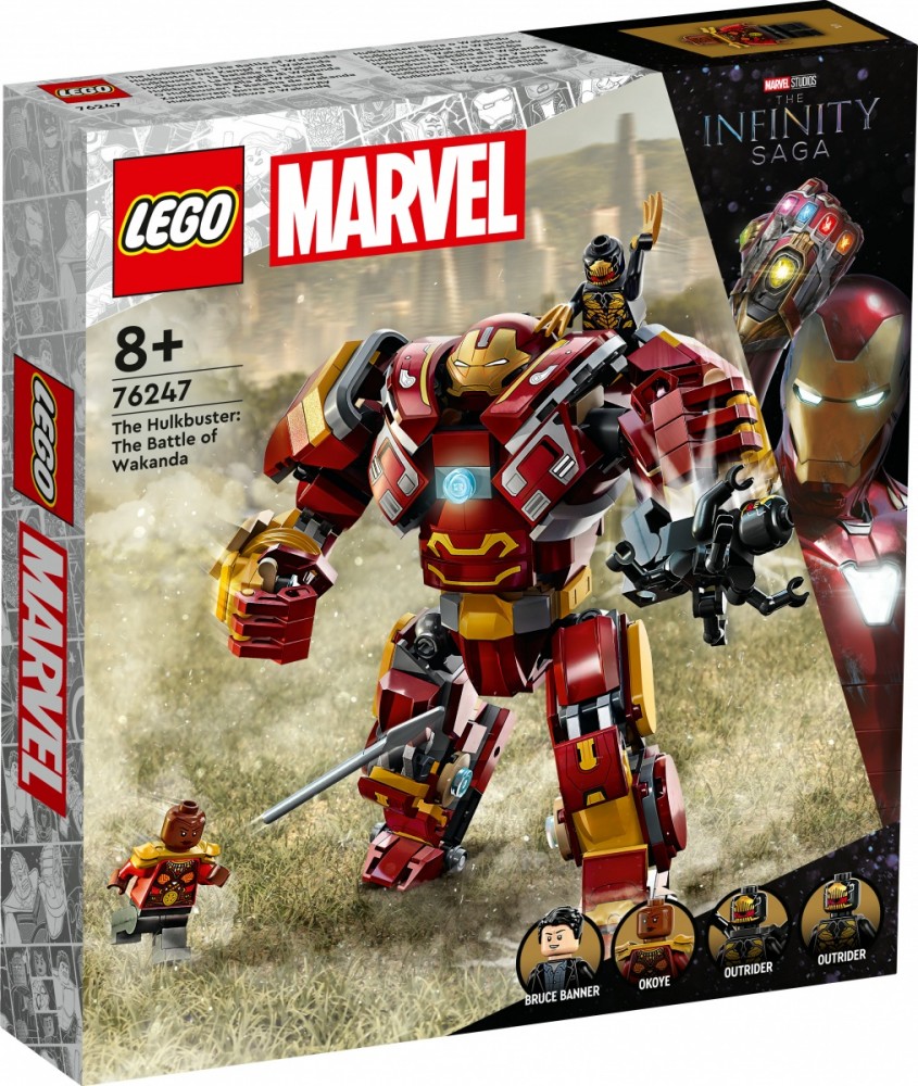 LEGO 76247 Marvel Hulkbuster Battle of Wakanda Construction Toy LEGO konstruktors