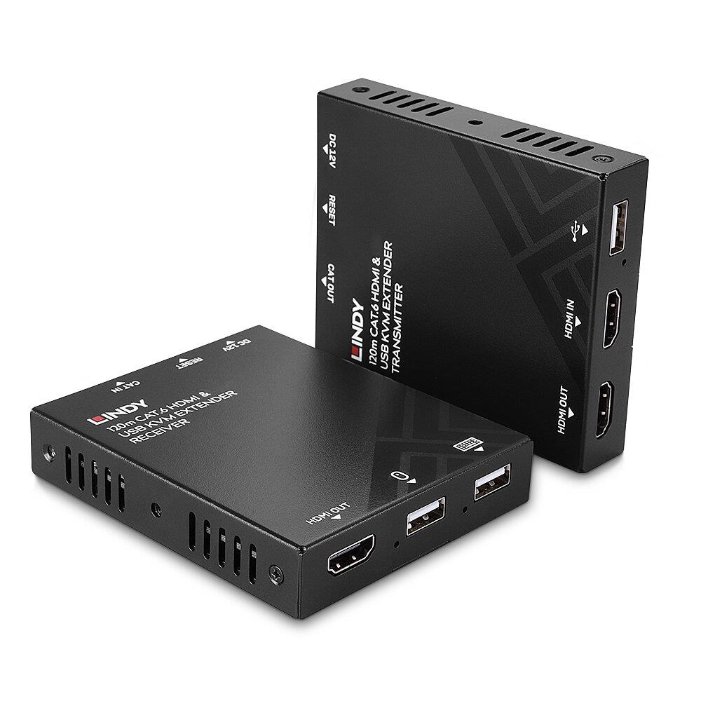 I/O EXTENDER HDMI&USB 120M/CAT6 39381 LINDY 39381 (4002888393812)