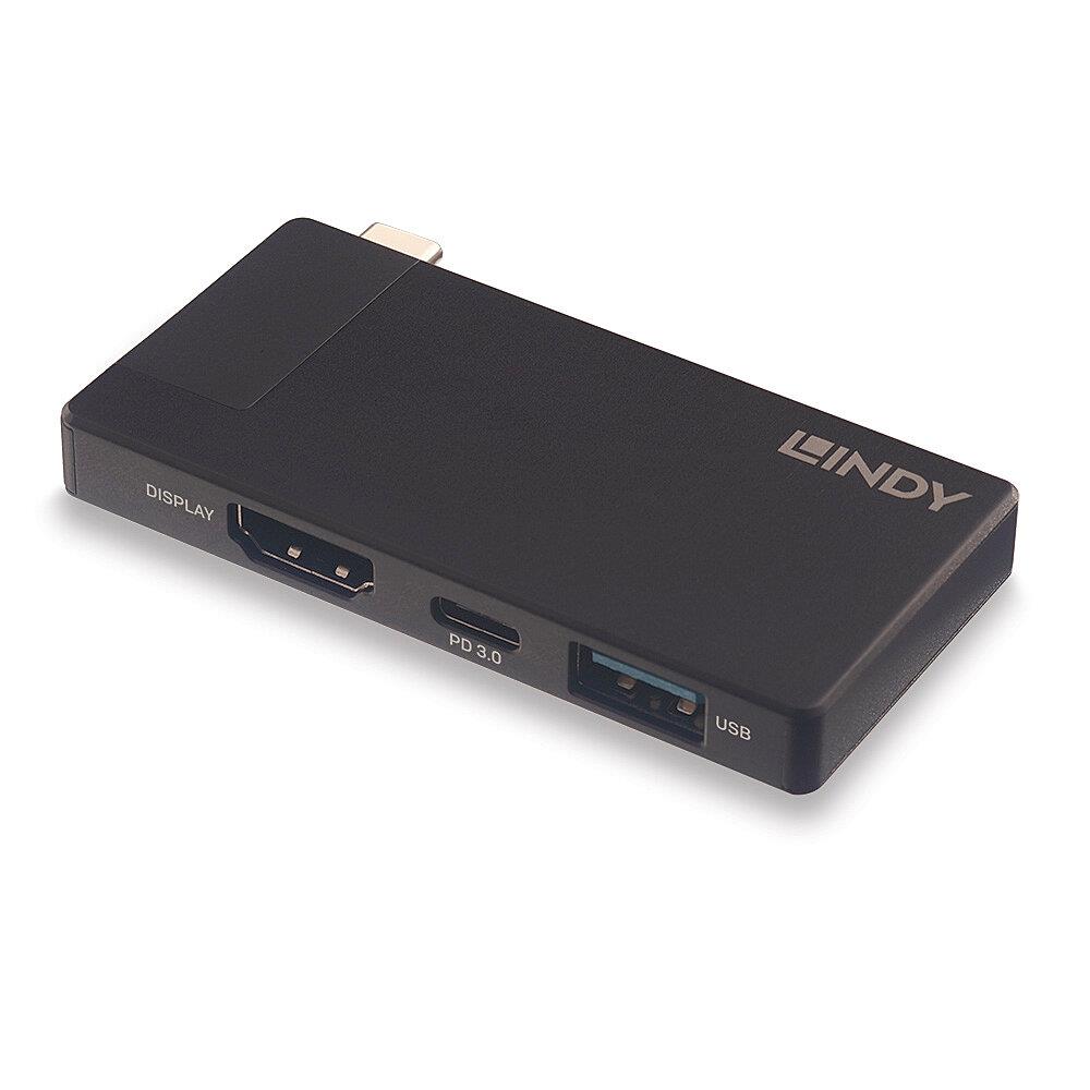 I/O DOCKING STATION USB-C/DST-MICRO 43336 LINDY 43336 (4002888433365) USB centrmezgli