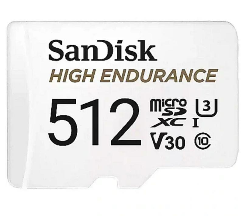 SanDisk microSDXC 512GB HE w/Adapter (SDSQQNR-512G-GN6IA) 0619659205003 USB Flash atmiņa