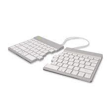 R-Go Tastatur Split Break US-Layout Bluetooth          weis klaviatūra