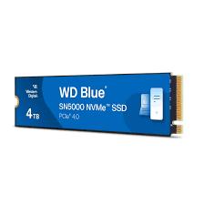 WD Blue SN5000 NVMe SSD 4TB M.2 SSD disks