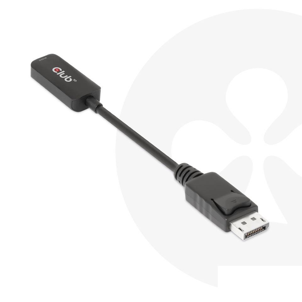 Club3D Adapter DisplayPort 1.4 > HDMI      HDR 8K60 Hz aktiv retail adapteris