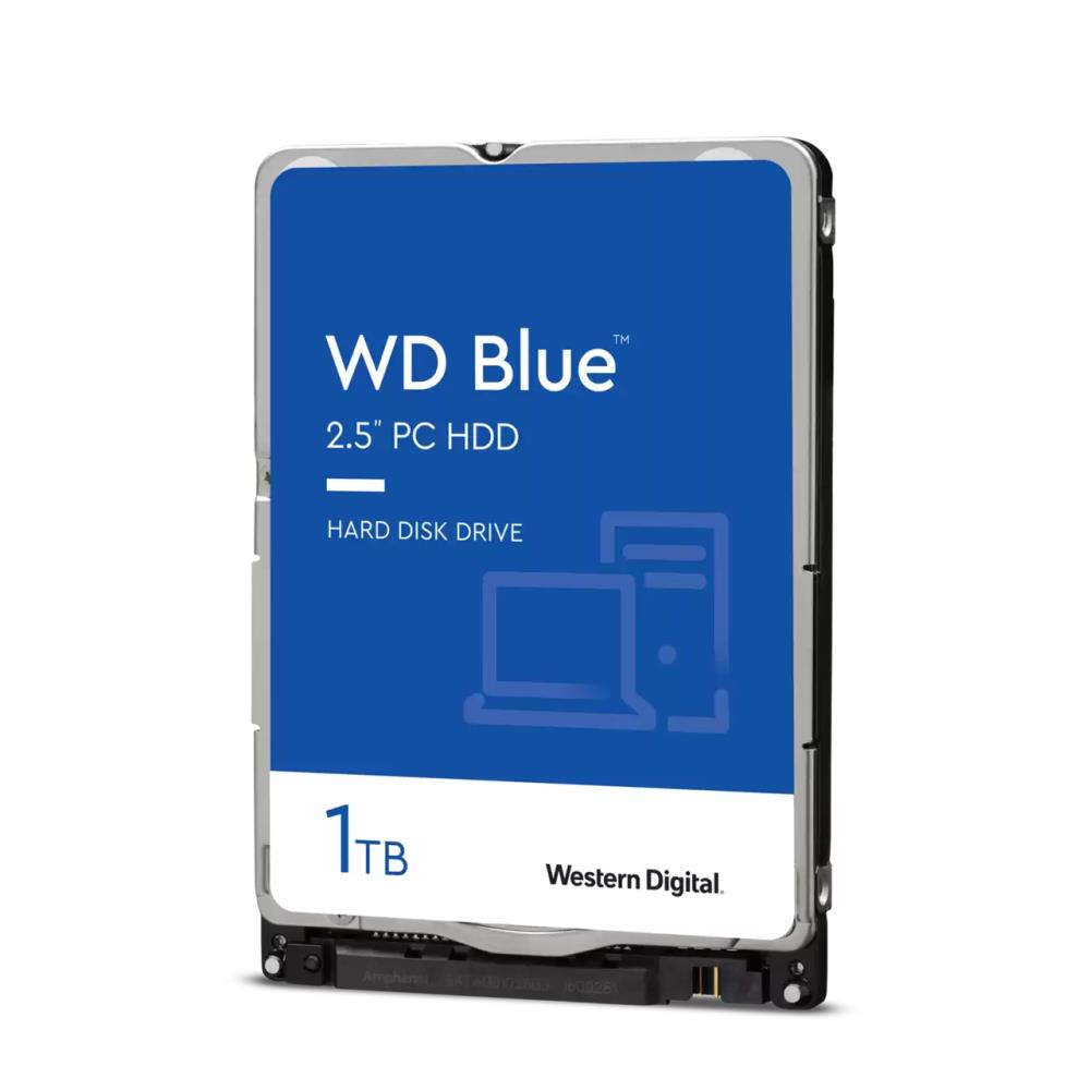 WD Blue, 2.5'', 1TB, SATA/600, 5400RPM, 128MB cache, 7mm cietais disks