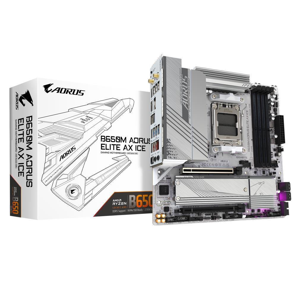 Mainboard|GIGABYTE|AMD B650|SAM5|Micro-ATX|Memory DDR5|Memory slots 4|1xPCI-Express 4.0 4x|1xPCI-Express 4.0 16x|2xM.2|1xHDMI|1xDisplayPort| pamatplate, mātesplate