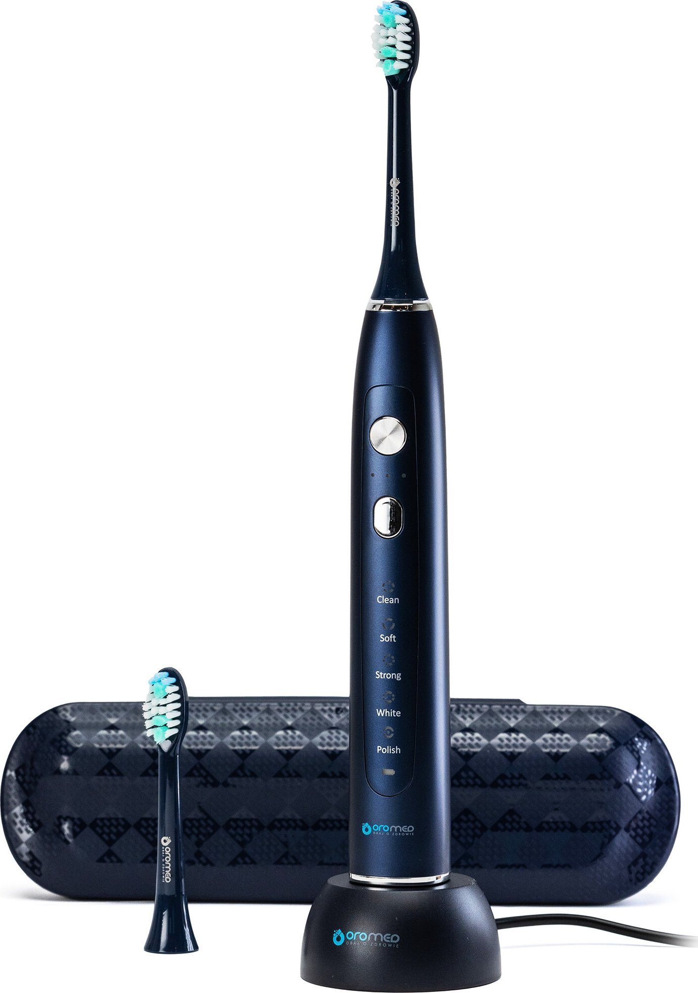 Sonic toothbrush ORO SONIC X PRO NAVY BLUE mutes higiēnai