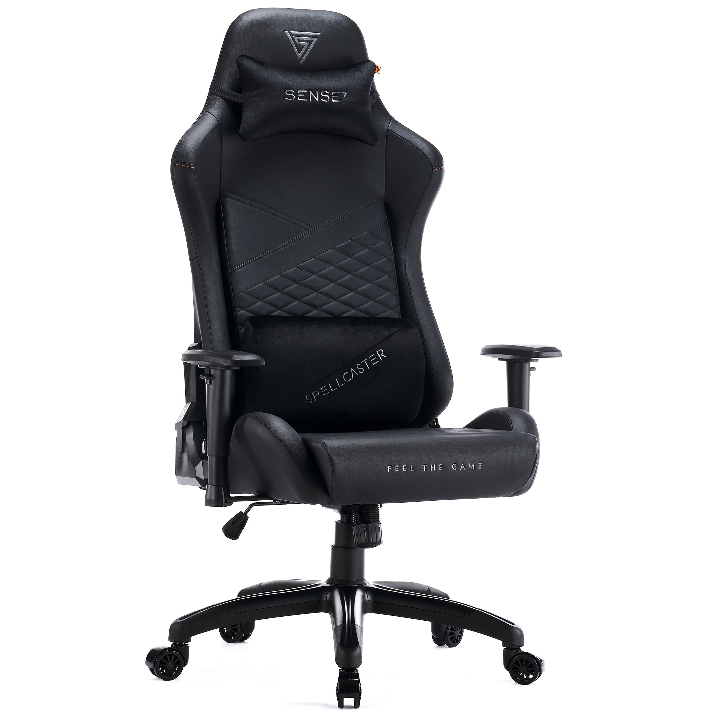 SENSE7 Spellcaster Senshi Edition XL armchair, black datorkrēsls, spēļukrēsls