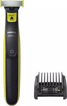 Philips OneBlade Shaver/Trimmer, Face QP2721/20 Operating time (max) 45 min, Wet & Dry, NiMH, Black/Yellow Vīriešu skuveklis