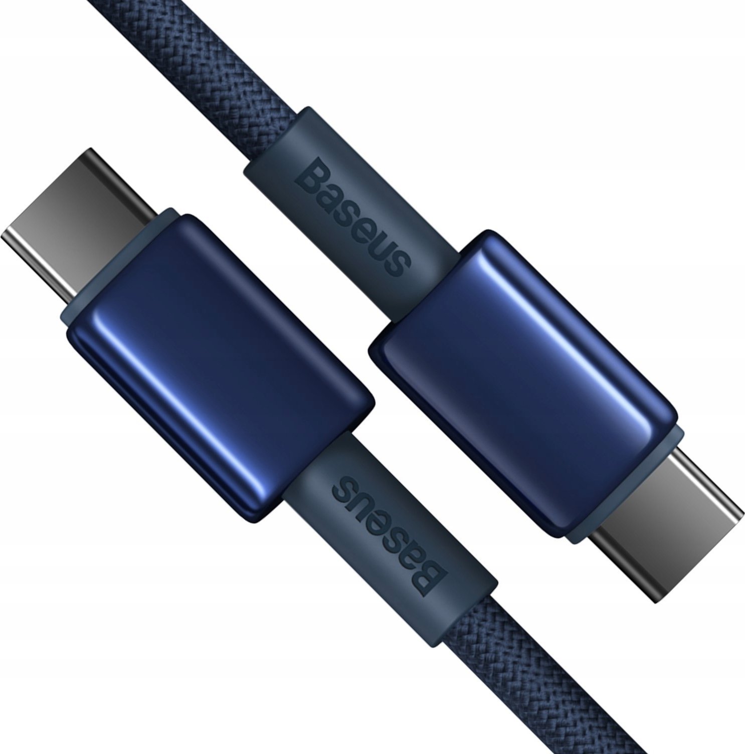 Baseus Tungsten Gold Fast Charging Data Cable Type-C to Type-C 100W 2m Deepsea Blue USB kabelis