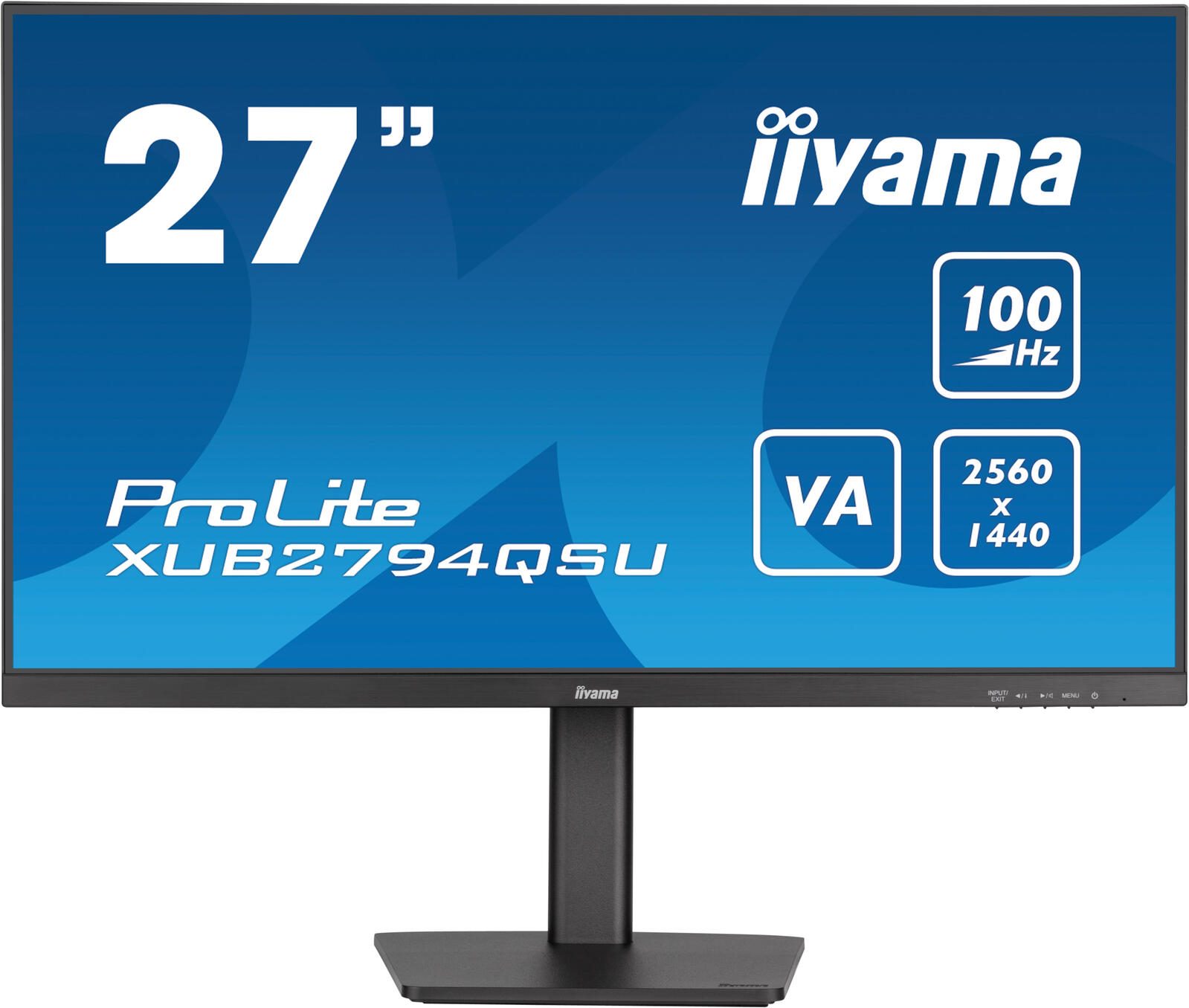 IIYAMA CONSIGNMENT XUB2794QSU-B6 27IN  WQHD ETE VA 2560X1440 100HZ  250CD/QM 1MS monitors