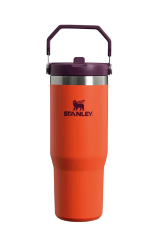 Stanley Termopudele ar salminu The IceFlow Flip Straw Tumbler 0,89L oranza 2809993314 termoss