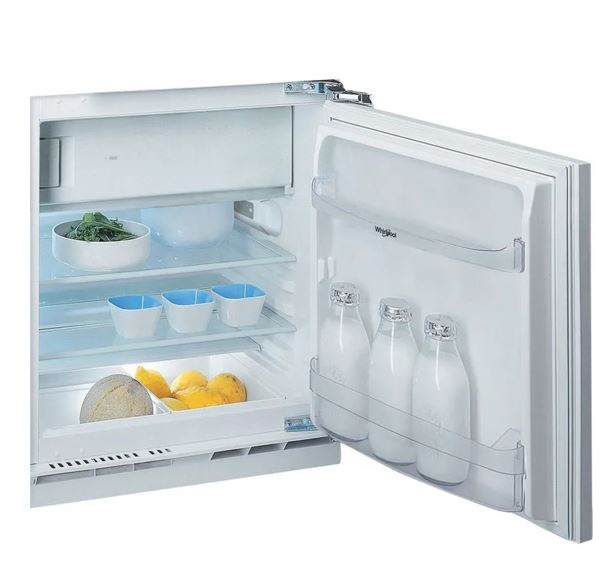 Whirlpool WBUF011 combi-fridge Built-in 126 L E Grey Iebūvējamais ledusskapis