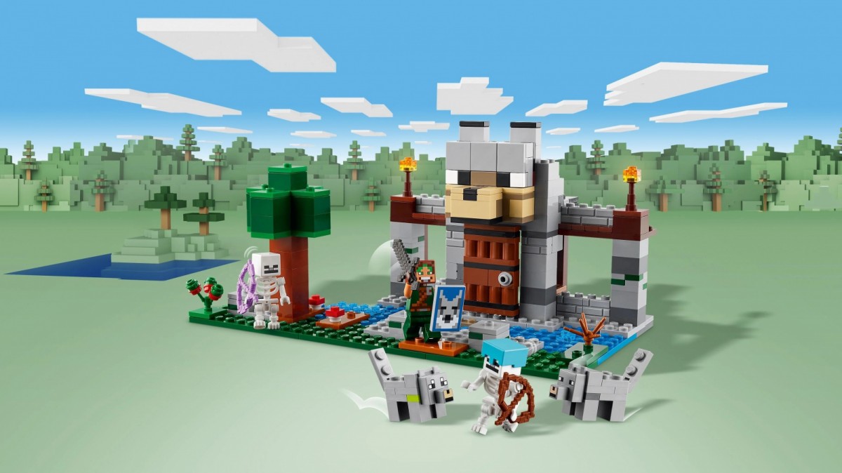 LEGO Minecraft Wolf Fortress (21261) LEGO konstruktors